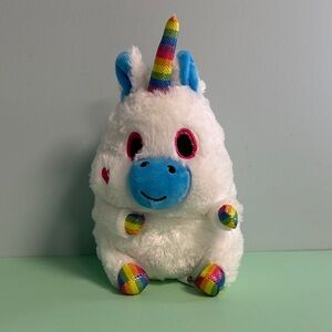 Nanco Belly Buddies Rainbow Unicorn Plush Stuffed Animal, Kids Plush Toy